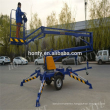 hydraulic man lift ladder high level aerial work telescopic cylinder boom lift